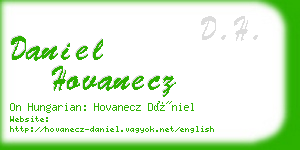 daniel hovanecz business card